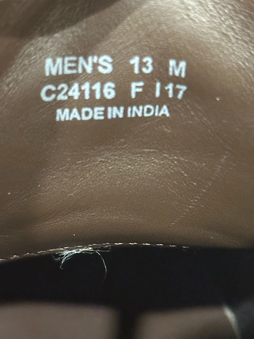 Cole Haan Benton Wingtip Oxford British Tan Leather 13 M